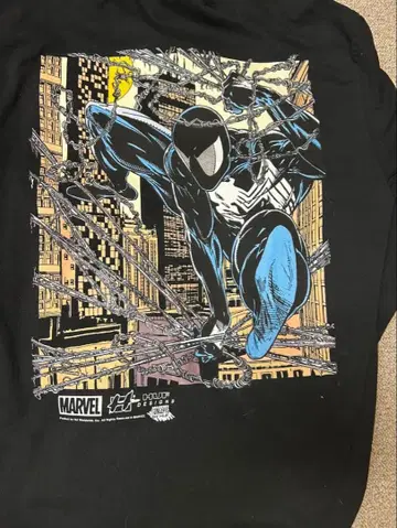 HUF 스파이더맨 T셔츠 L 블랙