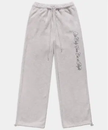 BADBLOOD Pure Lace Trim Jogger Ash Gray