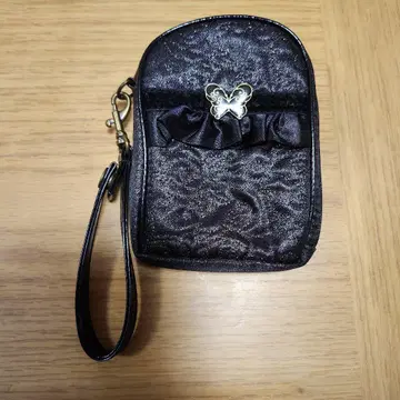 ANNA SUI 블랙 버터플라이 파우치