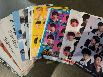 Snow Man 미니 클리어 파일 24장 묶음 판매