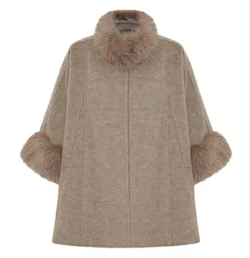 퍼 케이프 코트 사이즈 32(S)