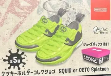 새상품 스플래툰 빅 로고 키링 블랙 닌텐도 뮤지엄