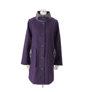 피에르 가르뎅 모던 악센트 버튼 코트