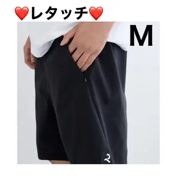retouch Dry Shorts -black- 하프 팬츠 트레이닝