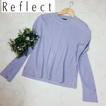 리플렉트의 세탁 가능한 예쁜 색상의 긴팔 니트 L