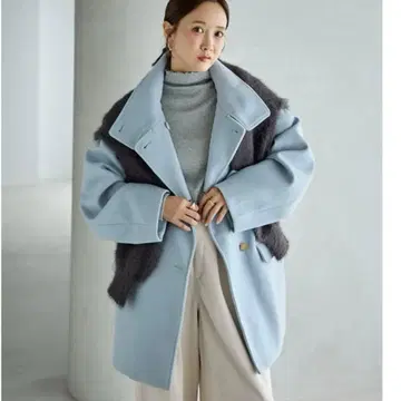 [미사용 새상품] 시마무라 mysacloset 다나카 리나 코트 색스 L