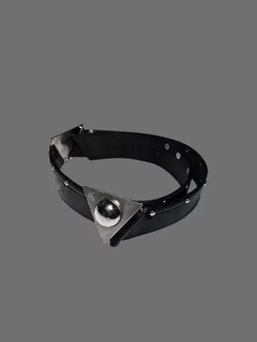 80-90s KOHSHIN SATOH Metal leather belt