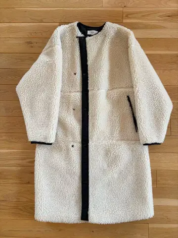 hyke 롱 보아 코트