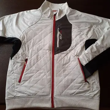 SX 남성용 점퍼 화이트 퀼팅