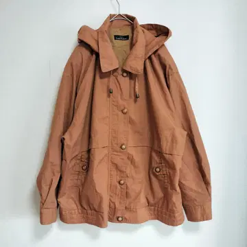 Ladies Fashion 후드 자켓 M-L 브라운 계열 집업