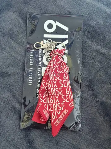 GENERATIONS 시라하마 아란 6IX SENSE 반다나 키체인