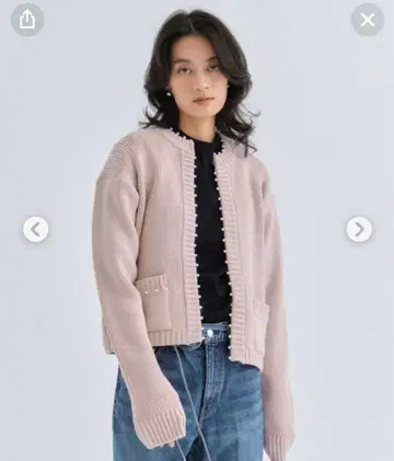 TSURU by Mariko Oikawa 핑크 가디건 F 사이즈