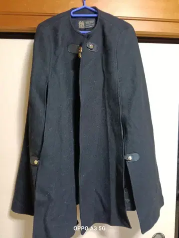 ZARA Manteco 네이비 롱 코트