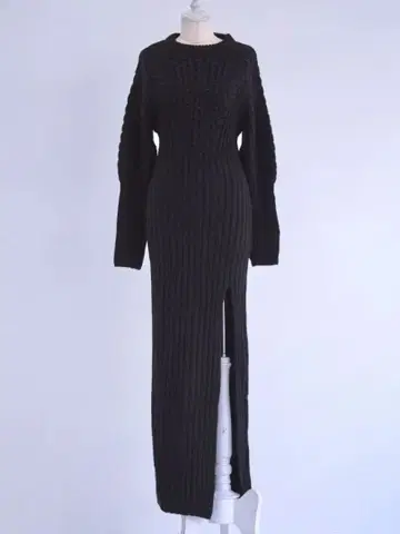 Rosary moon 백 오픈 원피스