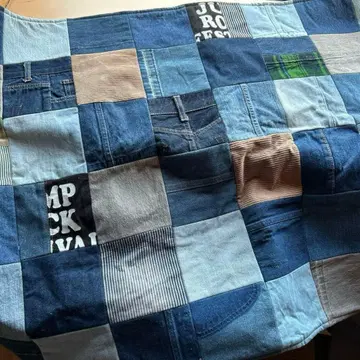 데님 리메이크 담요 멀티 커버 무릎 담요