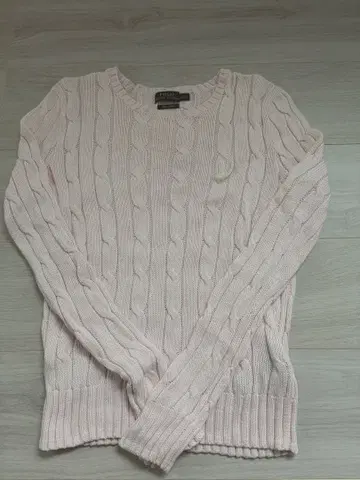 폴로 케이블 니트 스웨터