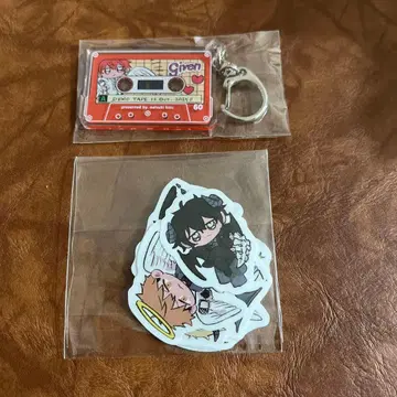 기븐 키즈나츠키 J 정원 다이컷 스티커 천사와 악마, 아크릴 키링
