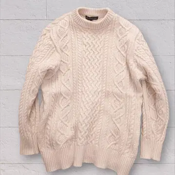 [ 무료배송 ] 24구 32호 케이블 니트 여성용 아이보리