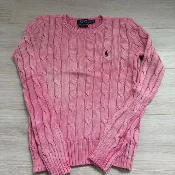 폴로 케이블 니트 스웨터