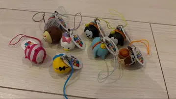 디즈니 캐릭터 스트랩 9개 세트