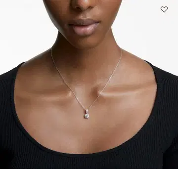 Swarovski 심플 크리스탈 목걸이