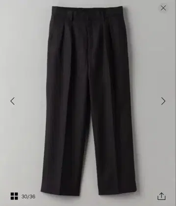 라이트리 트위드 2 플리츠 팬츠