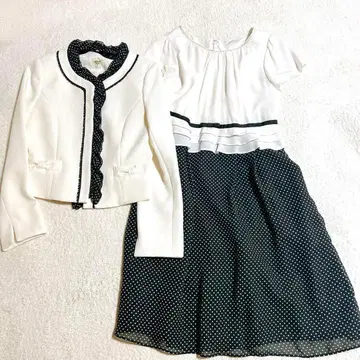 페르소디아 포멀 슈트 세레모니 수트 원피스 도트 무늬 9호