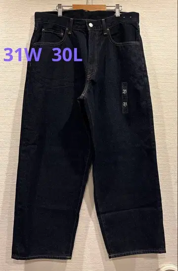 GAP 슈퍼 배기 데님 31W 30L 새상품 청바지