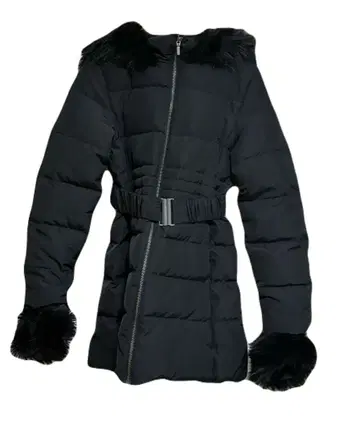 리젝시 후드 부착 다운 코트