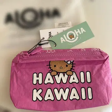 알로하 컬렉션 헬로키티 파우치 Hawaii Kawaii 한정품