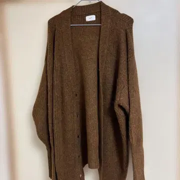 Ungrid 브라운 니트 가디건 긴팔