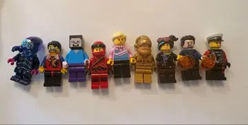 레고 미니피규어 9체 세트