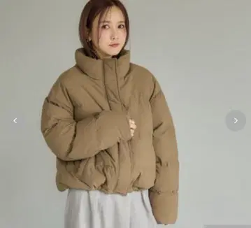 mysa 시마무라 브라운 숏 기장 다운 자켓