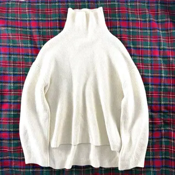 새상품급 SLOBE IENA 풀오버 니트 루즈핏 울 아이보리