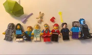 레고 미니 피규어 9개 세트 아이템 포함 정품