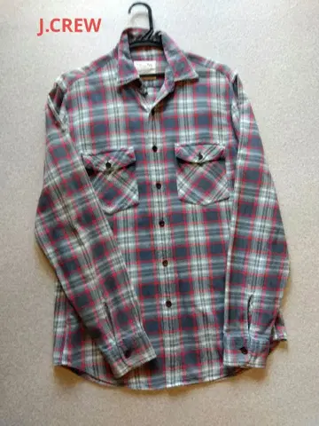 제이크루 J.CREW 플란넬 셔츠 중간 두께 빨간색