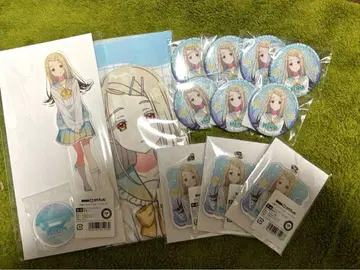 DMM 스크래치 학원 아이돌 마스터 아크릴 스탠드 글리터 캔뱃지 히로