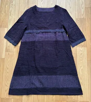 GIEMON 기에몬 쿠루메가스리 5부 소매 튜닉 일본제