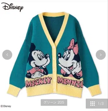 디즈니 니트 가디건