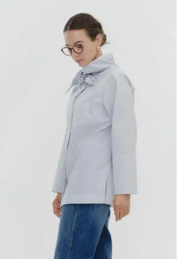 새상품급 yori 세일러 리본 셔츠 [ 2025SP ]