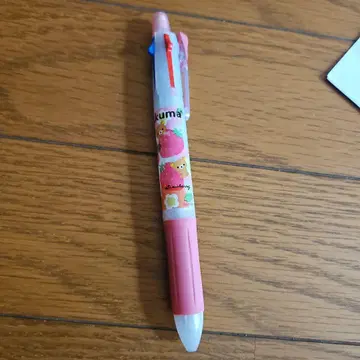 레어  SARASA 3+S 멀티펜 리락쿠마 스트로베리 패턴
