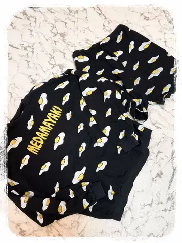 T19771 PUNYUS 계란 프라이 올 패턴 셋업 3