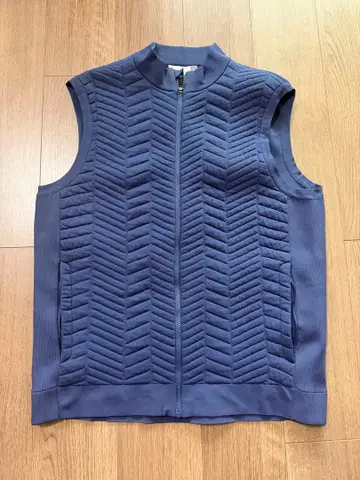 KJUS (큐스): 골프 지퍼 베스트 / 네이비