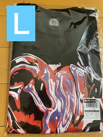 B'z 셔츠 블랙 L 사이즈 B'z LIVE-GYM 2025 FYOP