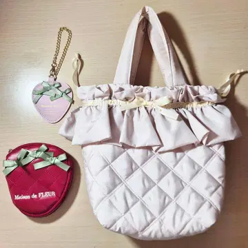 로손 메종 드 플뢰르 딸기 백 액세서리 파우치 미사용