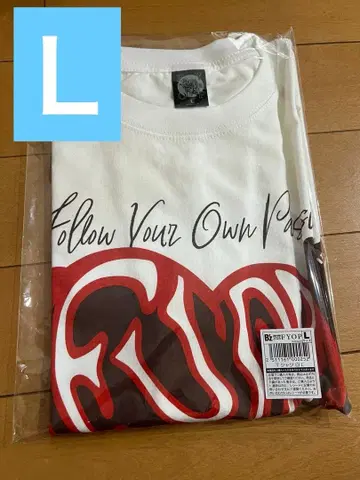 B'z LIVE-GYM 2025 FYOP 티셔츠 화이트 L 사이즈