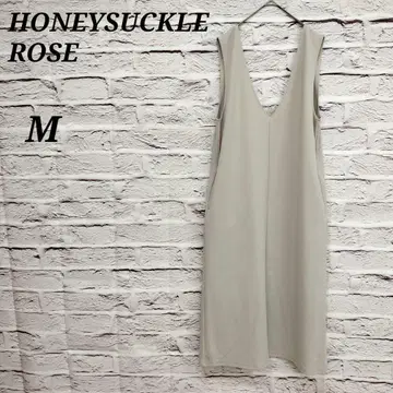 허니서클 로즈 [M] 점퍼 스커트 슬리브리스 원피스 그레이