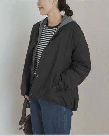 도어즈 발수 휴대용 충전솜 블루종