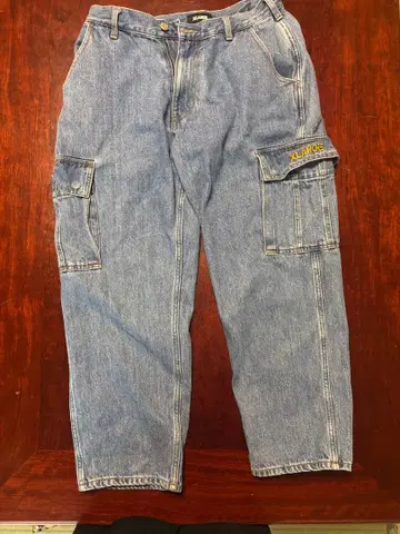 XLARGE 카고 팬츠 데님 블루 L