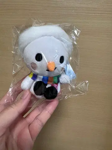 스노우맨 봉제 인형 타마유키 키링 약 10cm